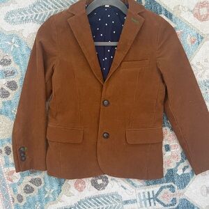 Boden  Corduroy Kids party blazer butterscotch brown size 9/10